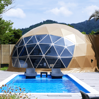 画像:ドームテント