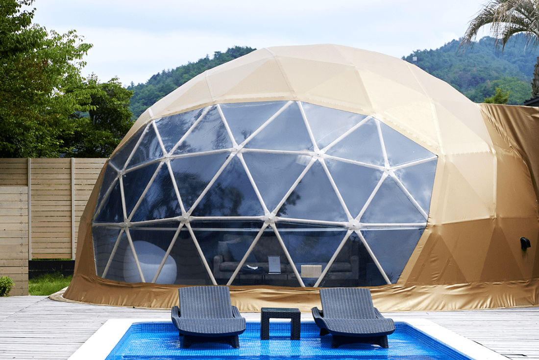 画像:ドームテント