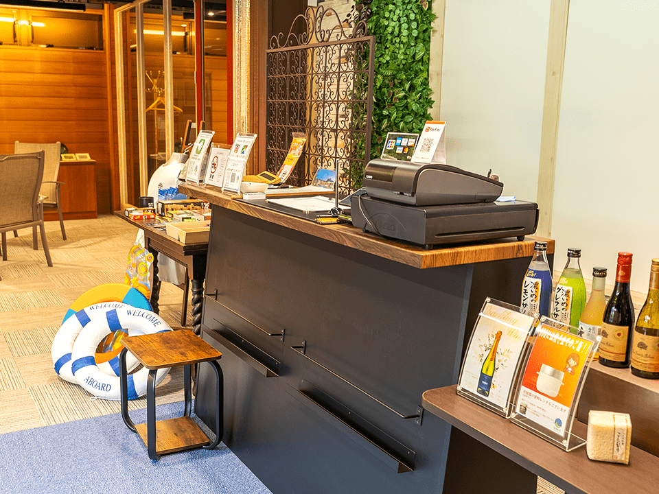 画像：チェックイン