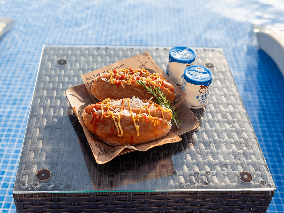 画像：ジャグジーで夕涼み