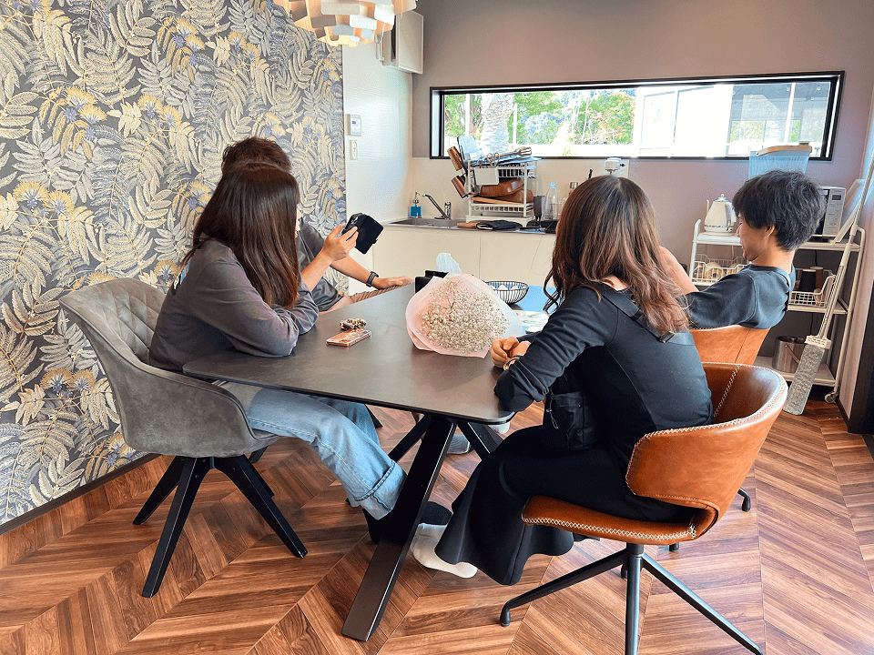 画像：ゆったりと荷造りタイム